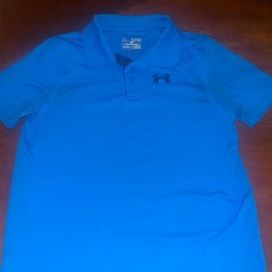 Bright blue Under Armour polo